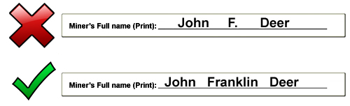 MSHA Part 46 New Miner Certificate 