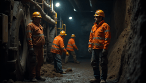 miners discussing MSHA Part 46 Training does more than ensure compliance